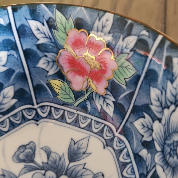 Blue Floral Japanese Soup/Rice Bowl - Picture 7 of 10